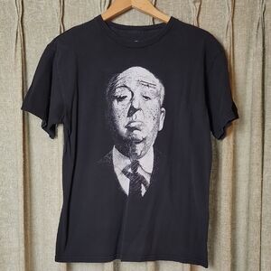 Hitchcock Black Graphic T-Shirt